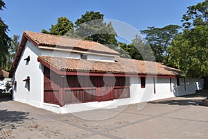 Mahatma GandhiÃ¢â¬Å¡ÃâÃÂ´s house at Sabarmati Ashram or Gandhi Ashram, Ahmedabad